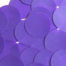 Round Sequin Paillette 50mm No Hole Purple Opaque Vinyl Loose Couture Paillette