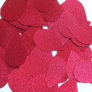 Teardrop Sequin 1.5" Berry Red Pink Metallic Embossed Texture Couture Paillettes
