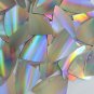 Fishscale Fin Sequin 1.5" Silver Laser Light Show Metallic Couture Paillettes
