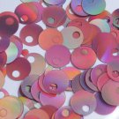 Large Hole Round Sequin 20mm Pink Lazersheen Reflective Metallic Loose Paillette