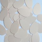 Pear Drop Sequin 1.25" Champagne Ivory Beige Opaque Satin Pearl Loose Paillettes