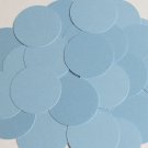 Round Sequin 40mm Light Blue Opaque Satin Pearl Loose Couture Paillettes