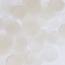 Round Sequin 24mm Antique Crystal Transparent Embossed Texture Couture Paillette