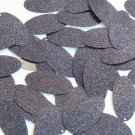 Oval Sequin 1.5" Midnight Blue Metallic Sparkle Glitter Texture Loose Paillette
