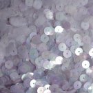 6mm Round Flat Sequins Lavender Lilac Crystal Rainbow Iris Iridescent