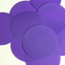 Round Sequin Paillette 70mm No Hole Purple Opaque Vinyl Loose Couture Paillette