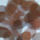 Facet Gem Oval Sequin 1.25" Bronze Crystal Rainbow Iris Iridescent Paillettes