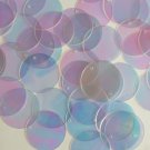 Round Sequin 24mm Crystal Crystalina Iris Mirror Iridescent Couture Paillettes