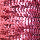 Sequin Trim 5mm cup Rose Hot Pink Shiny Metallic. 5 yards / 15' per pack