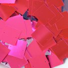25mm Square Sequins Hot Pink Metallic Fluorescent Loose Paillettes