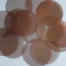 Round Sequin 2" Bronze Crystal Rainbow Iris Iridescent Loose Couture Paillettes