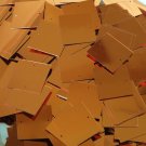 25mm Square Sequins Orange Metallic Loose Paillettes