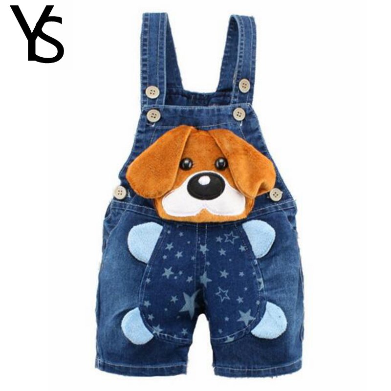 Boys Girls Jeans Overalls Shorts Toddler Kids Denim Rompers For Summer Bib Pants Clothes