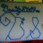 BeautyStitches Coaster Designs: Initials Small Folders