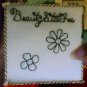 BeautyStitches Coaster Designs: Flowers