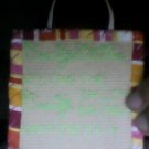 BeautyStitches Coaster Designs: Happiness Quote (bordered)