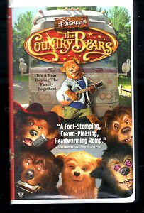 Disney's THE COUNTRY BEARS VHS Videotape Brian Setzer Christopher Walken