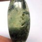 45.20CT NATURAL PREHNITE 38x17mm OVAL CABOCHON LOOSE GEMSTONE PENDANT JEWELRY