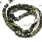 NATURAL CAT'S EYE GEMSTONE 4-5MM RONDELLE FACETED BEADS 21" LONG COLLAR NECKLACE