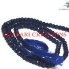 NATURAL BLUE JADE GEMSTONE 3-4MM RONDELLE FACETED LOOSE BEADS 13" STRAND 1 LINE