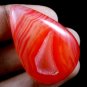 63.75CT SEMI PRECIOUS RARE AAA+ DYED ONYX DRUZY 42x28mm PEAR CAB LOOSE GEMSTONE