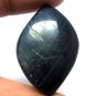 43.80CT NATURAL POWER BLUE TIGER EYE 37x25mm FANCY CABOCHON LOOSE GEMSTONE