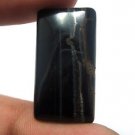 21.75CT NATURAL POWER BLUE TIGER EYE 27x14mm RECTANGLE CABOCHON LOOSE GEMSTONE
