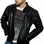 Mens leather jacket biker jacket black leather jacket
