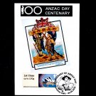 Centenary ANZAC Day - Postcard with Sydney Opera House Post & Go and Special Postmark