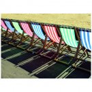 Deck Chairs Postcard Sent to You in the Mail Using a Pictorial GB Post and Go Stamp