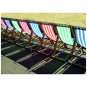 Deck Chairs Postcard Sent to You in the Mail Using a Pictorial GB Post and Go Stamp