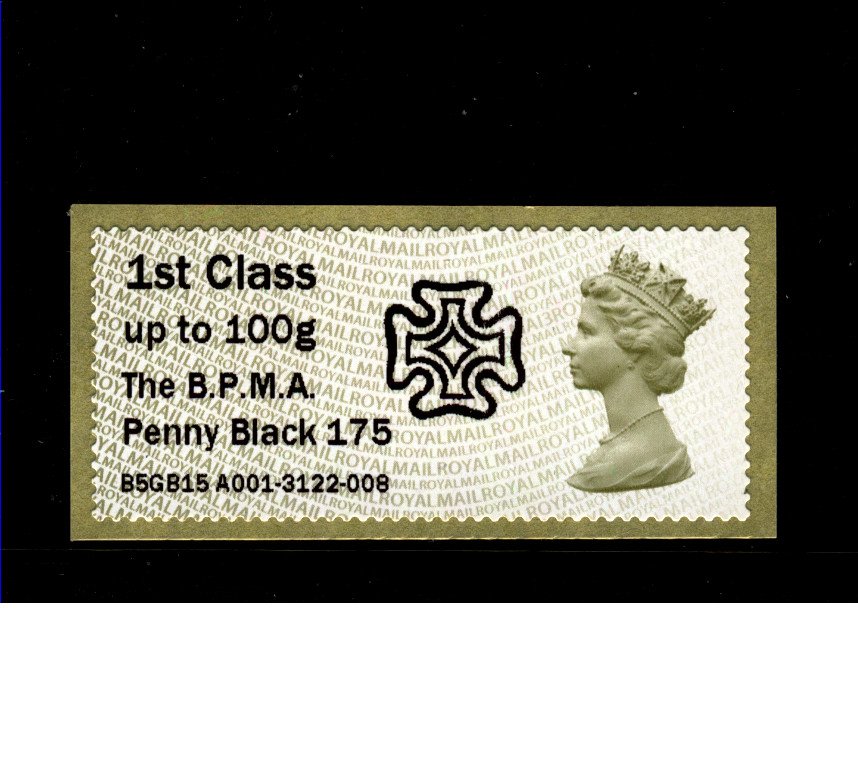 I Will Mail You This Special Penny Black Anniversary Post & Go Stamp on Parliament Postcard