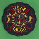 TAEGU AIR BASE SOUTH KOREA FIRE RESCUE PATCH