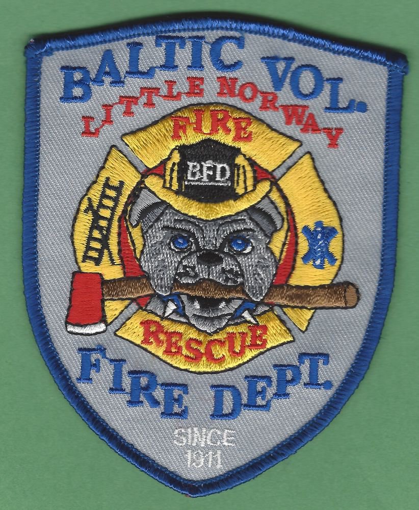 BALTIC SOUTH DAKOTA FIRE RESCUE PATCH