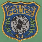 FRANKLIN TOWNSHIP NEW JERSEY POLICE PATCH