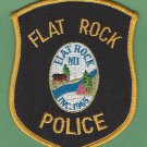 FLAT ROCK MICHIGAN POLICE PATCH