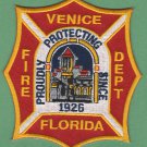 VENICE FLORIDA FIRE RESCUE PATCH VENICE FLORIDA FIRE RESCUE PATCH