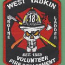 WEST YADKIN NORTH CAROLINA FIRE RESCUE PATCH