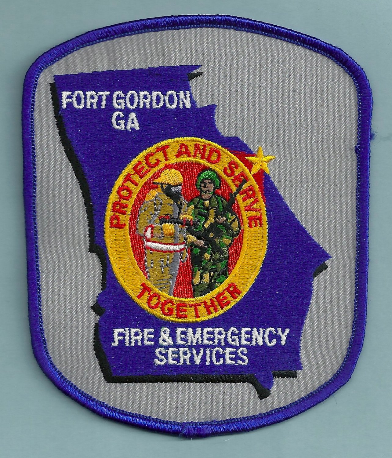 FORT GORDON ARMY BASE GEORGIA FIRE RESCUE PATCH