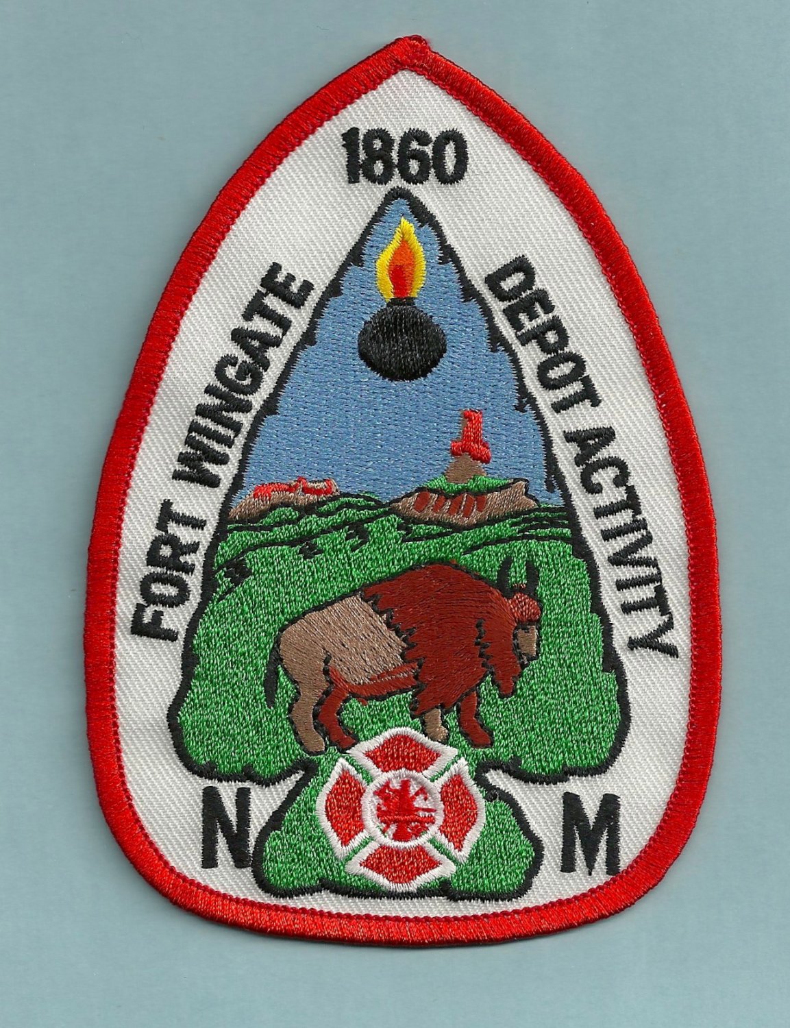 FORT WINGATE ARMY BASE NEW MEXICO FIRE RESCUE PATCH