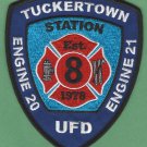 UNION FIRE DISTRICT TUCKERTOWN RHODE ISLAND FIRE RESCUE PATCH