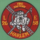 FDNY Harlem New York Engine 58 Ladder 26 Fire Company Patch