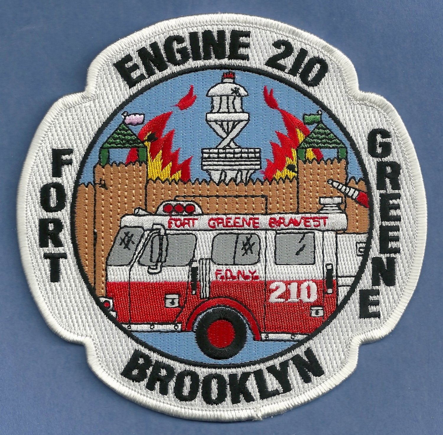 FDNY Brooklyn New York Engine Company 210 Fire Patch