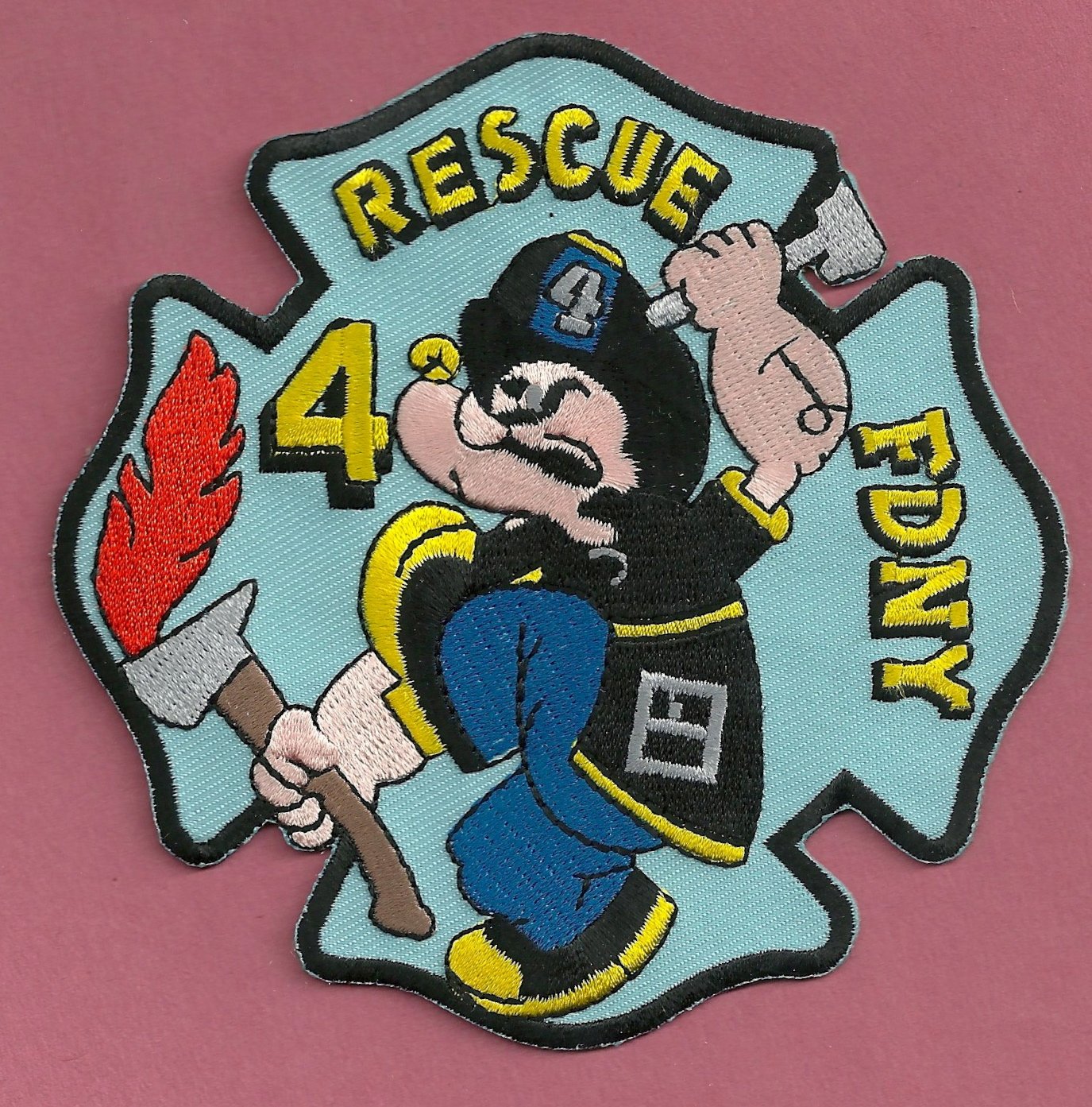 FDNY Queens New York Rescue Company 4 Fire Patch