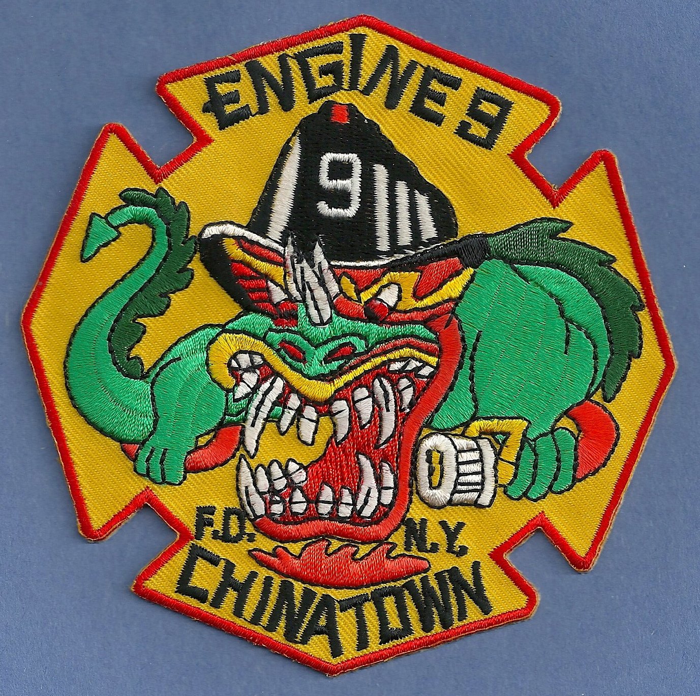 FDNY Manhattan New York Engine Company 9 Fire Patch