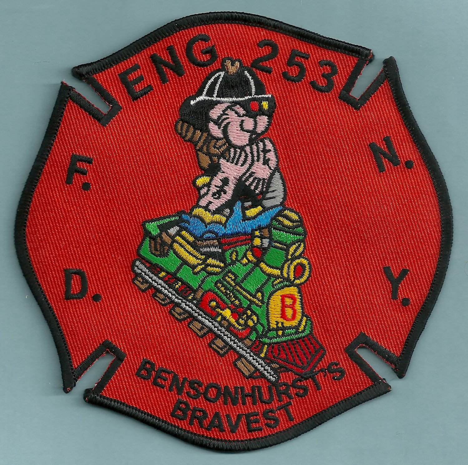 FDNY Brooklyn New York Engine Company 253 Fire Patch