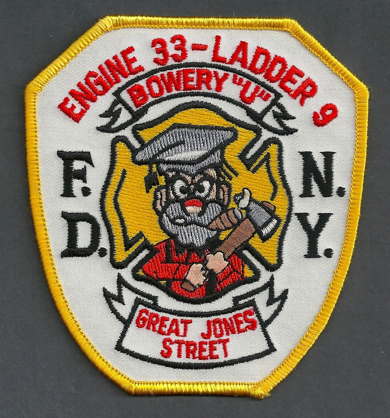 Fdny Manhattan New York Engine 33 Ladder 9 Company Fire Patch