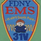 FDNY Brooklyn New York EMS Station 31V Fire Patch