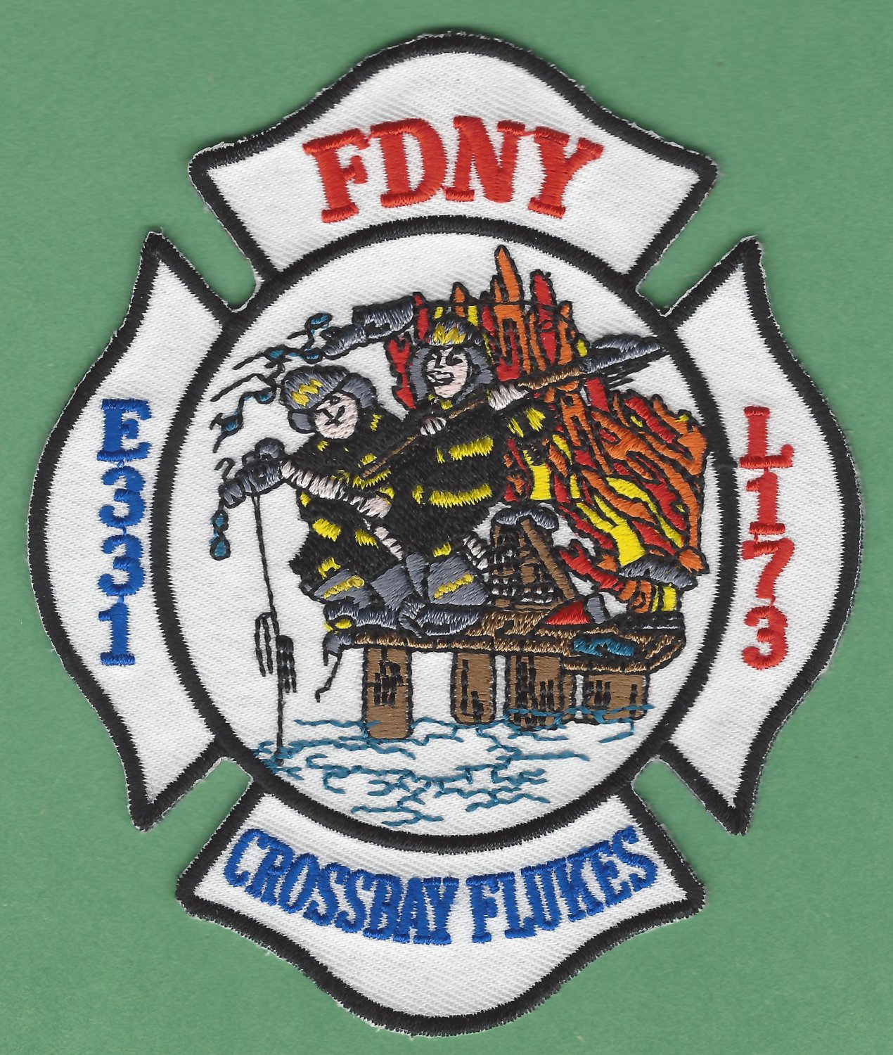 FDNY Queens New York Engine 331 Ladder 173 Fire Company Patch