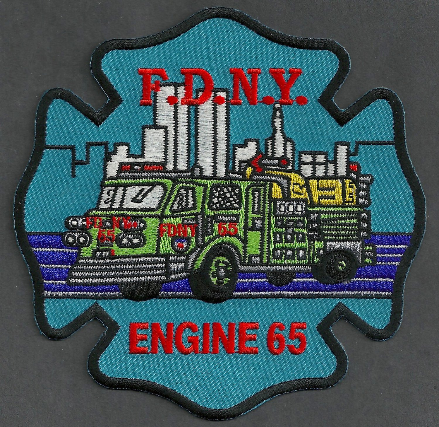 FDNY Manhattan New York Engine Company 65 Fire Patch